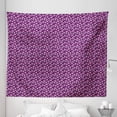thumbnail image 1 of Magnolia Tapestry, Petals of Revival Season Colorful Spring Illustration on Purple Backdrop, Fabric Wall Hanging Decor for Bedroom Living Room Dorm, 5 Sizes, Pale Pink and Purple, by Ambesonne, 1 of 1