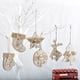 thumbnail image 5 of Adornos de madera colgantes de Navidad, para decoraciones de árbol de Navidad, decoración de fiesta, adornos de Navidad Afortunado Sencillez, 5 of 5