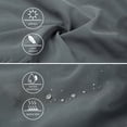 thumbnail image 5 of MASKERT Women's Capri Pants-Lightweight Quick Dry Cargo Hiking Capris Travel Casual Cropped Pants Zipper Pockets Dark Gray（Size XS-XXXL）, 5 of 8