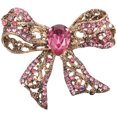 thumbnail image 1 of Shisuyan Bowknot Brooch Pin Creative Unique Personality Bow Scarf Decor Brooch Pin, 1 of 8