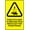 Warning Sign 2, variant on Forklifts Operating in This Area Metal Tin Sign - 8"x12", Industrial/Commercial Decor for Warehouses, Factories, Loading Docks