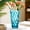 Blue, variant on Glass Vases for Flowers，Thickened 3.4 lb Morden vases for Tables Centerpieces, vase for Home Decor, Crystal,Colorful and Clear Rose Large Vases Christmas Day Gifts(Heavy Duty)