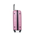 thumbnail image 5 of 3 Piece Luggage Sets,Suitcases with Wheels TSA Lock,ABS Lightweight Suitcase with Two Hooks, 20/24/28,Pink, 5 of 7