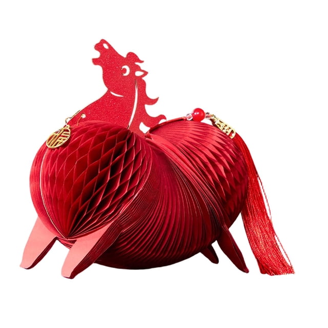 Centro de mesa de panal de caballo, decoración de año Nuevo chino 2026, adorno de escritorio multifuncional para repisa de chimenea, mesa de cena 16 cm x 16 cm