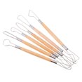 thumbnail image 2 of Miangastore Outil de Modélisation en Relief Lissant 6 Pcs 9.4 Po, 2 of 9