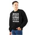 thumbnail image 3 of Jesus Is My Savior Not My Religion Sweatshirt for Men or Women Brisco Brands S, 3 of 6