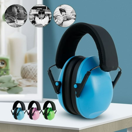 

Willstar Noise Cancelling Headphones Kids Ear Defenders Adjustable Soft Children Ears Protectors Noise Reduction Ear Muffs BlueB