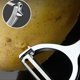 thumbnail image 4 of 1pc Zinc Alloy Stainless Steel Peeler, Fruit And Vegetable Peeling Knife, 4 of 4