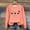 Orange, variant on Tetras Christmas Top for Women,Women's Casual Long Sleeve Sweatshirt,Crewneck Vacation Christmas Printing Cute Loose Tops