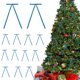thumbnail image 2 of Árbol de Navidad Guirlanda 48 Piezas de Borgoña Terciopelo Árbol de Navidad Arco Puerta Corona Decoración Retro Corona Arco Decoración Árbol de Navidad, 2 of 7