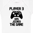thumbnail image 4 of Inktastic Player 3 Has Joined the Game Boys or Girls Baby Bodysuit, 4 of 5