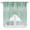 Sage Green, variant on Swag Valance Curtains for Windows, Grey Light Filtering Kitchen Curtains with Rod Pocket, Modern Abstract Art Ombre Striped Decorative Window Treatment Valances for Living Room, 36x36 - 2 PCS