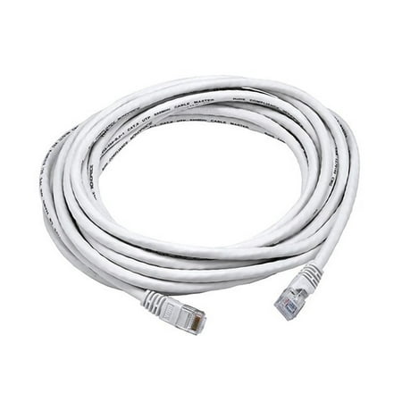 20FT 24AWG Cat6 550MHz UTP Ethernet Bare Copper Network Cable - White, High quality Category 6 (CAT6) patch cables are the solution to your.., By