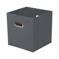Xoxingysm Fabric Cube Storage Bins,Storage Basket with Handles,Storage Foldable Cube Organizer Fabric Drawer Set Of Beige