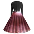 thumbnail image 3 of Long Sleeve Dress,Long Dress for Women Summer,Womens Fashion Casual Printing Long Sleeve Round-Neck Dress,Casual Summer Dress for Women,Dress for Women Casual Summer, 3 of 3