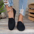 thumbnail image 6 of ZACPNCV Womens Plus Size Moccasins Square Toe Solid Color Comfort Flat Casual Shoes, 6 of 8