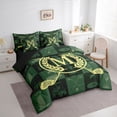 thumbnail image 2 of Catabedysis Alphabet A 7-Piece Twin Bedding,Golf Sport Games Bedding Comforter Set,Black Reversible For Boys, 2 of 7