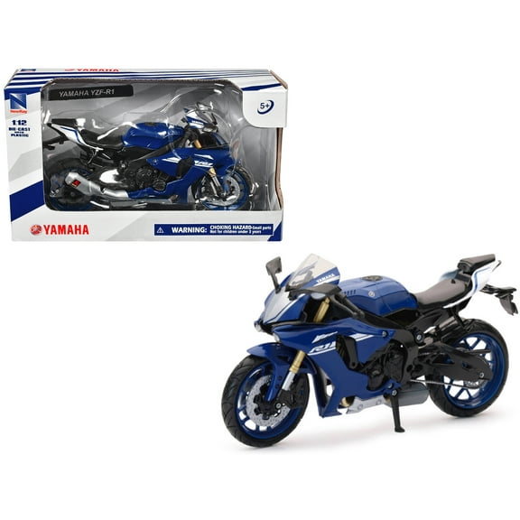 Yamaha YZF-R1 Motorcycle Blue 1/12 Diecast Model by New Ray