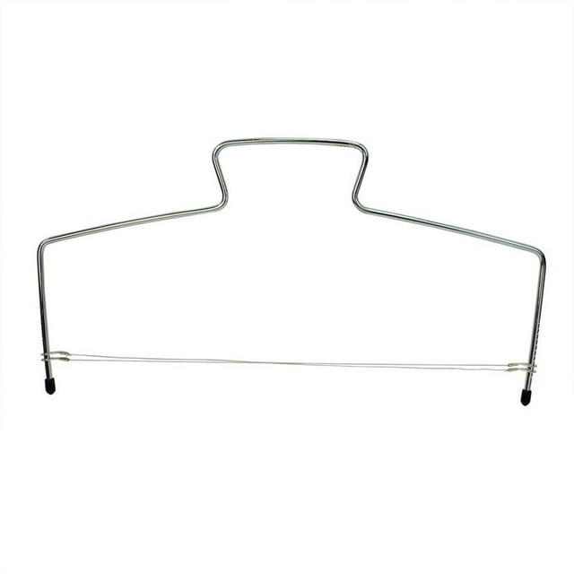 Cortador de pastel de alambre ajustable / nivelador / calibrador / rebanador (plata)
