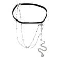 thumbnail image 3 of 5x Joyería de Cadena de Muslo para Mujer, Cadena de Cuerpo, Joyería de Metal Brillante Bohemio, Cadena de Muslo de Pierna de Enlace de Moda para Niñas 5 piezas, 3 of 8