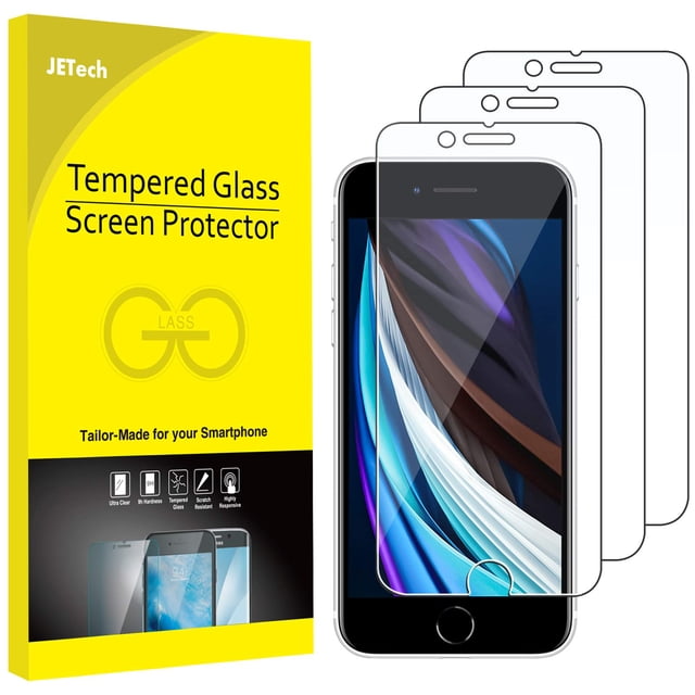 Protector de pantalla JeTech para iPhone SE 3/2 (2022/2020) 4.7"