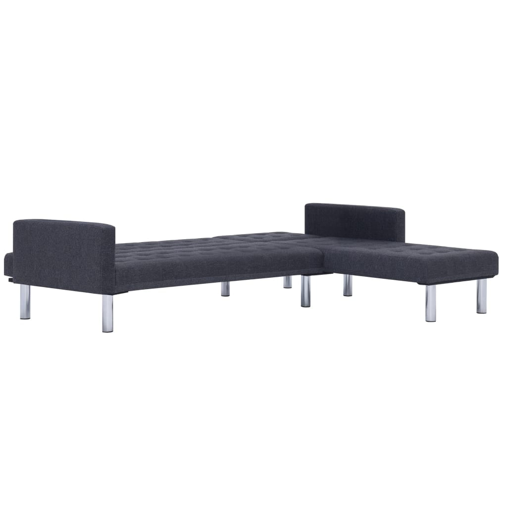 Lowestbest 85" Sofa Bed, Faux Leather L-Shaped Multifunction Sleeper Sofa Convertible Sofa Lowestbest 85" Sofa Bed, Faux Leather L-Shaped Multifunction Sleeper Sofa Convertible Sofa