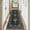 Black, variant on Nanan 2'x6' Machine Washable Runner Rug Vintage Tiger Floral Print Low Pile Indoor Floor Carpet for Hallway Kitchen Entryway,Brown