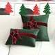thumbnail image 1 of mfyjkho Funda De Almohada De Terciopelo Con Lazo Para Regalo De Navidad, Con Inserto Para Sofá, Decoración Del Hogar, 45 X 45 Cm (17,71 X 17,71 Pulgadas), 1 Unidad, 1 of 7