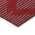 thumbnail image 4 of Addison Rugs Chantille Indoor/Outdoor Transitional Geometric Red Washable Rectangle Rug, 3' x 5', 4 of 6