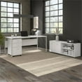 thumbnail image 2 of Scranton & Co Engineered Wood 72W Desk with Storage and Drawers in White, 2 of 10