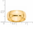 thumbnail image 3 of Primal Gold 14 Karat Yellow Gold 8mm Half-Round Wedding Band, 3 of 6