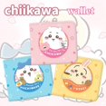 thumbnail image 2 of Hachiware Usagi Chiikawa Animation Peripheral Creative Cute PU Print Student Short Portable Multifunctional Wallet Birthday Gift, 2 of 16