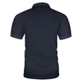 thumbnail image 4 of ShomPort Men's Work Shirts Short Sleeve Collared Textured Stretchy Quick Dry Casual Golf Shirt, 4 of 5