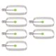 thumbnail image 2 of EeaseMX 6 moldes cuadrados antiadherentes para freír huevos (plateados), 2 of 7
