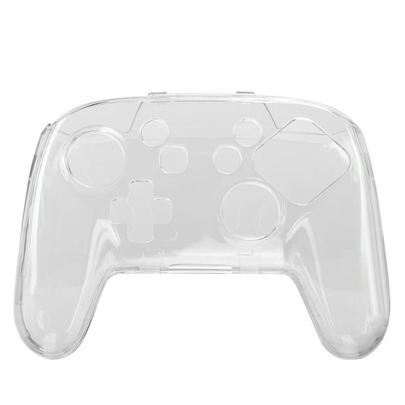Carcasa protectora transparente antideslizante de cristal para mando de Switch Pro
