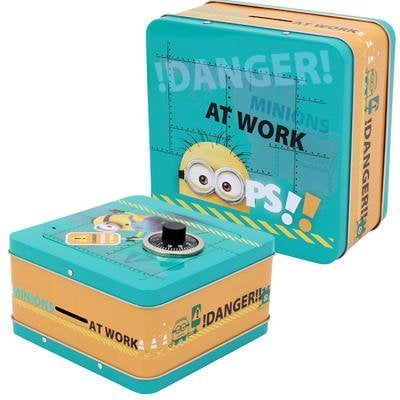 Minions Penny Bank with Combination Lock with No Minimum