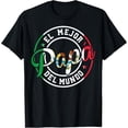 thumbnail image 1 of Soft & Comfy T shirt Father's Day el Papa Mas Chingon Funny Mexican Dad Premium T-shirt Funny men short sleeve graphic T-shirt series black, 1 of 5