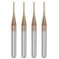 thumbnail image 1 of Extremo Molino CNC Enrutador Brocas Titanio Recubierto Tungsteno Carburo Fresado Cortador para PCB Plástico Fibra Madera 0,9 mm x 6 mm, 1 of 6