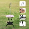 thumbnail image 2 of Advancent Pequeño portátil plegable para exteriores con de transporte, plegado flexible, bolsa de malla, adecuado para acampar en interiores, carpas negro, 2 of 6