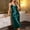 Green, variant on FAHXNVB Women's Long Satin Slip Nightgowns Lingerie Spaghetti Strap V-Neck Long Pajamas Dress Silky Chemise Sleepwear Dress