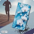 thumbnail image 2 of Wallet Case Compatible with Google Pixel 9 with Card Holder, Convertible Stand Flowers Case Magnetic for Women and Girls, Butterfly Floral Protective PU Leather Flip Case, Blue, 2 of 5