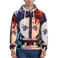 thumbnail image 3 of Demon Slayer Trendy Cartoon Men'S Fleece Hooded Hoodie, hoodies for women men with pockets,Fall Fashion 2025 Pullover Sweaters Winter Clothes, 3 of 9