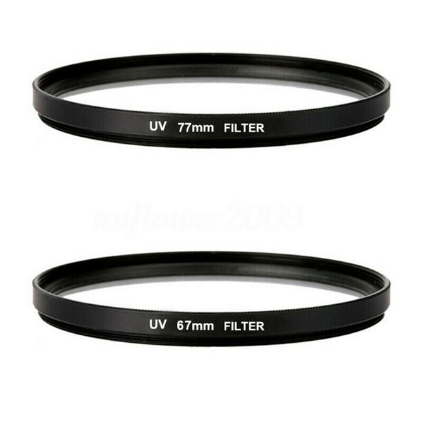 UV Slim Lens Filter 55mm 58mm 62mm 67mm 72mm 77mm Filters Protector for Canon Nikon Sony DSLR