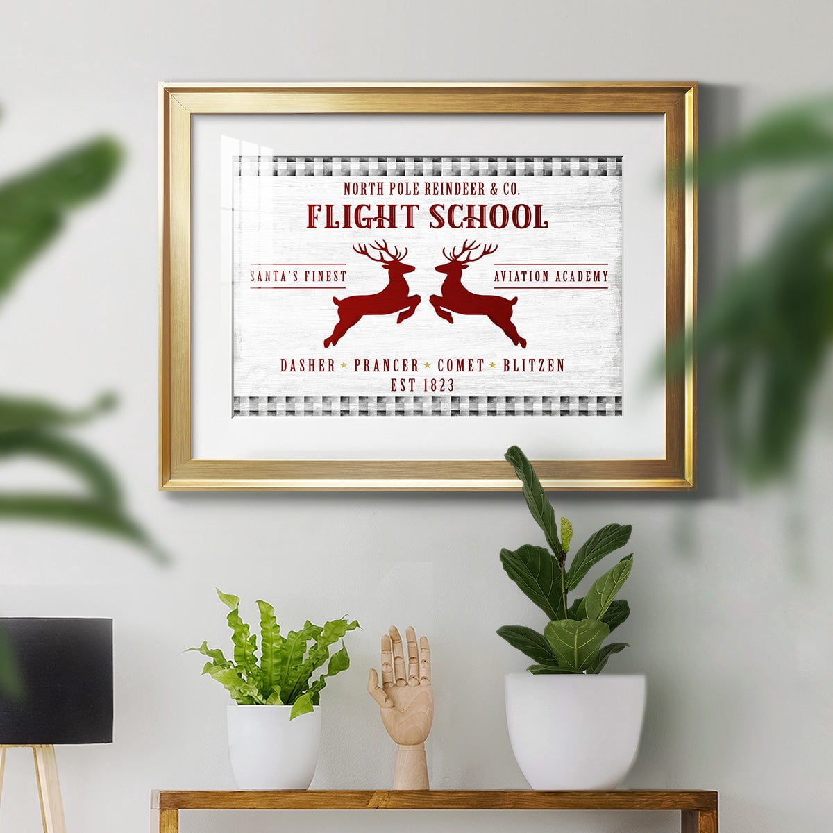 Flight School Premium Framed Print - Ready to Hang