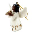 thumbnail image 3 of Gifts Plus African American Porcelain Angel Ornaments, 3.2oz, 3" Length - Set of 2 with Gift Box, 3 of 7