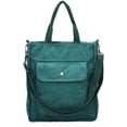 thumbnail image 1 of LHSHID Women Trendy Corduroy Hobo Tote Bag Retro Shoulder Bag Big Capacity with Multi Pocket, 1 of 8