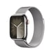 thumbnail image 1 of Smartwatch Apple Series 9 (GPS + Cellular) Caja de acero inoxidable Plata 41MM pulsera Milanese Loop Plata, 1 of 4
