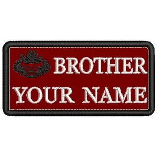 Custom Name Patch - Personalized Vintage Style Name Tag - Your