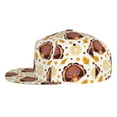 thumbnail image 3 of Haiem Fall Turkey Classic Snapback Cap Flat Bill Hat Baseball Cap Adjustable Size Cotton Dad Hat, 3 of 9