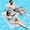 Clear, variant on DEWEL Pool Floats for Adults,Inflatable Pool Floats 4-in-1 Pool Lounge Floats with Manual Air Pump, 52" x 27" Hammock Chair Saddle, 2 Pack